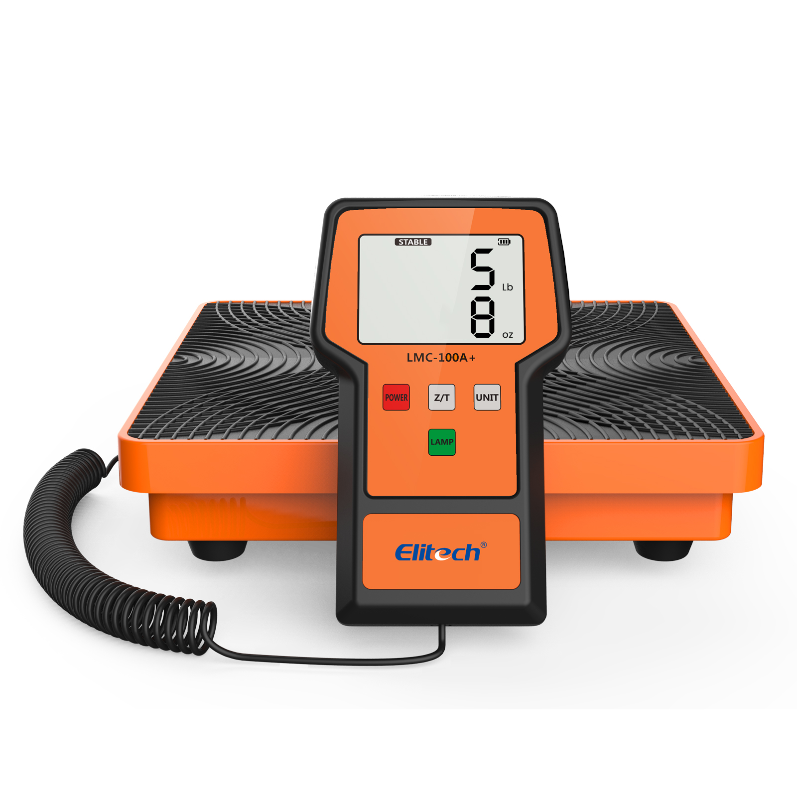 精創LMC-100A+冷媒秤 220磅帶外殼，HVAC 電子數字氟利昂回收秤