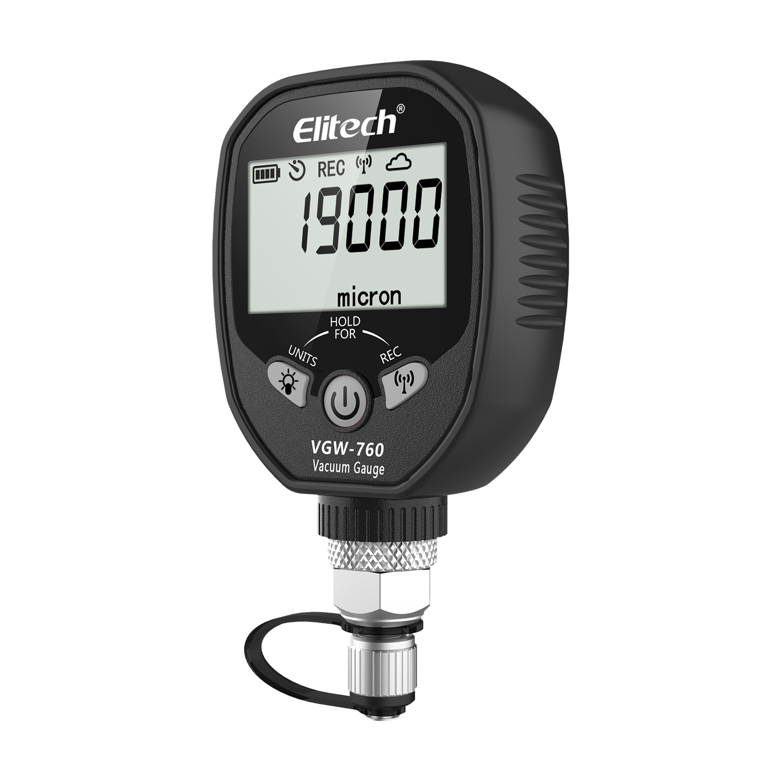 精創VGW-760無線數字真空計0-19000 HVAC真空計1/4