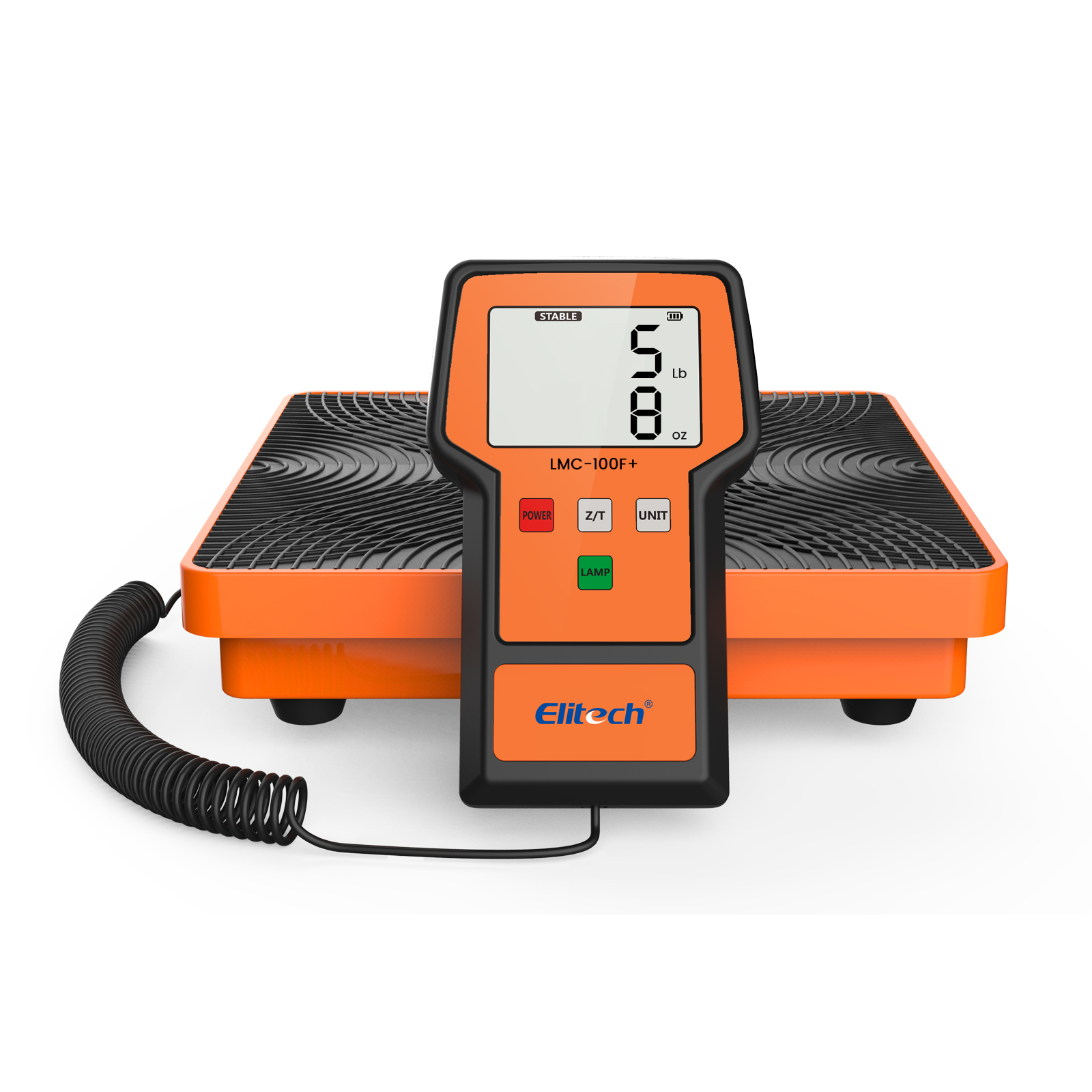 精創LMC-100F+ 冷媒秤110 磅，高精度 HVAC 數字氟利昂秤帶外殼