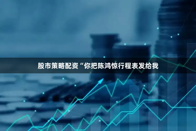 股市策略配资“你把陈鸿惊行程表发给我