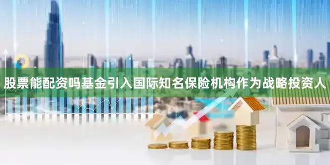 股票能配资吗基金引入国际知名保险机构作为战略投资人