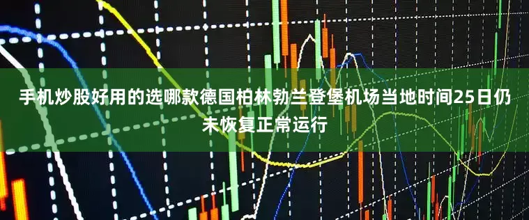 手机炒股好用的选哪款德国柏林勃兰登堡机场当地时间25日仍未恢复正常运行